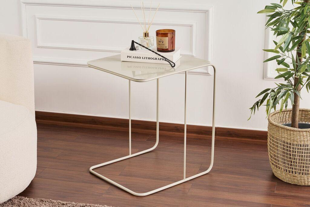 Hanah Home Klub sto Shb-011-B,47x46x57 cm, Bijeli