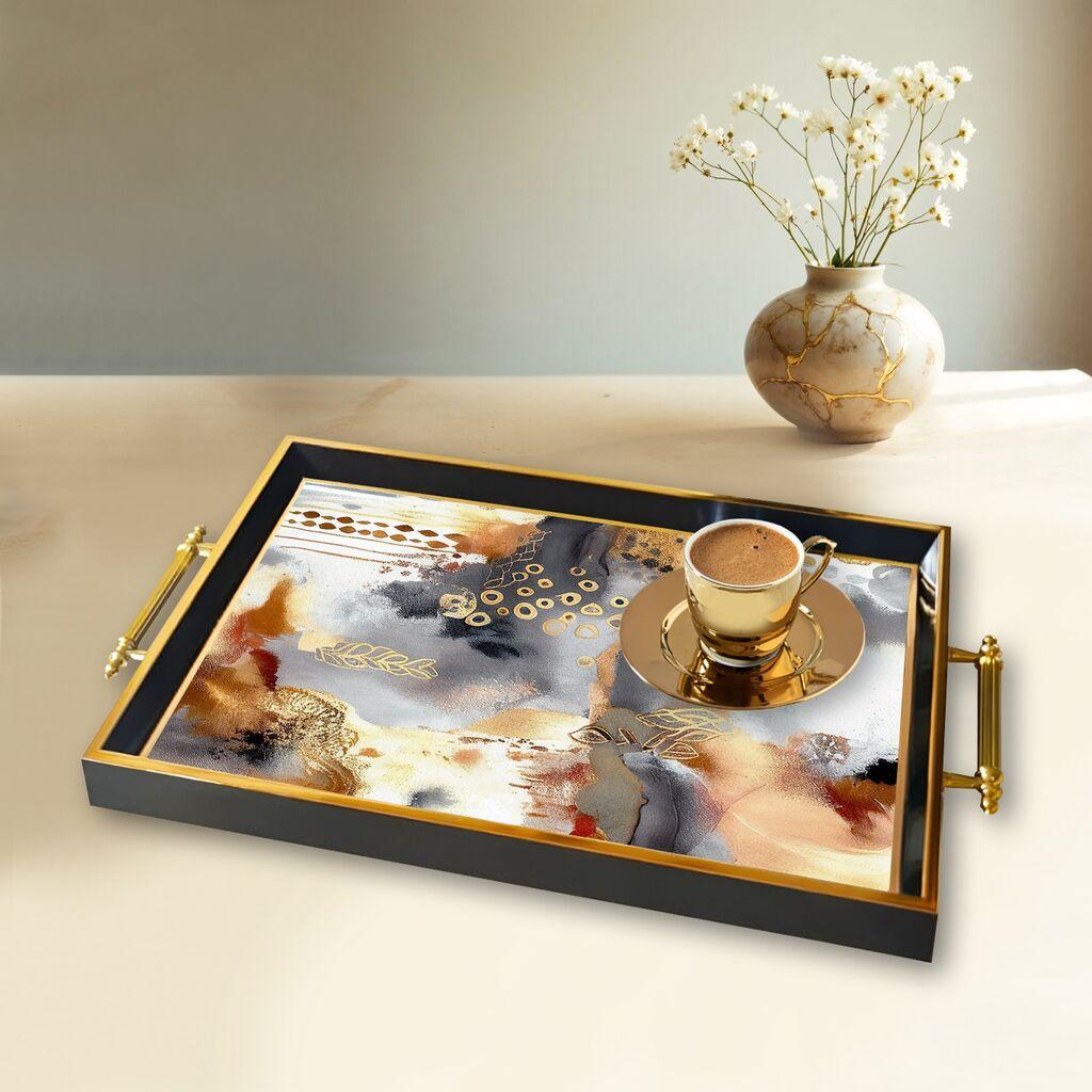 Aberto Design poslužavnik TPA9851 50 x 29 x 3,5 cm, šareni