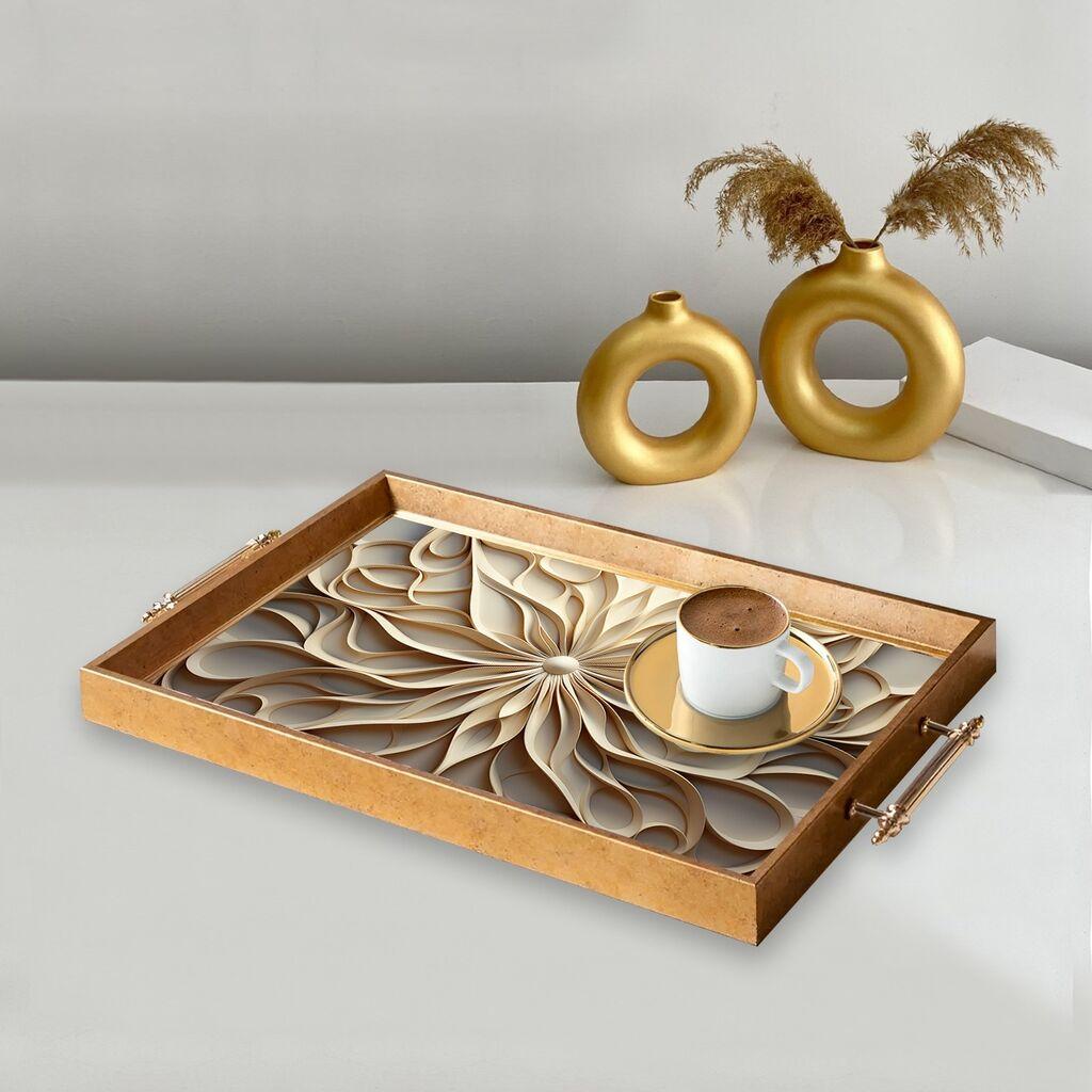 Aberto Design poslužavnik TPEA9800 50 x 29 x 3,5 cm, šareni