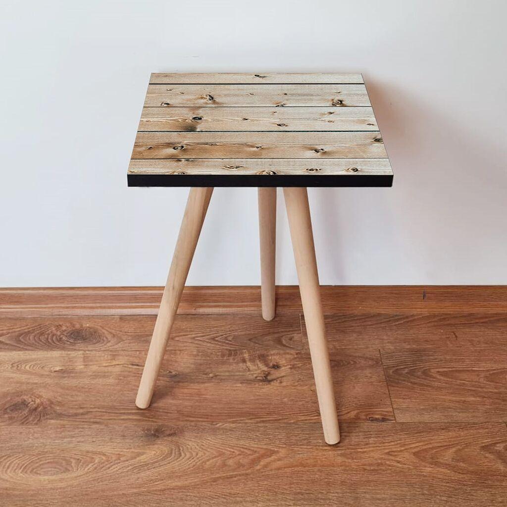 Hanah Home Club sto Shp347, 35x42x35 cm, Smeđa