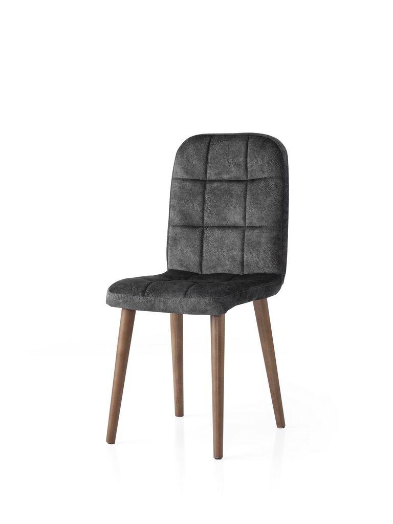 Hanah Home set stolica Rr-715, 75x62x51,5 cm, 2 dijela, Tamno siva