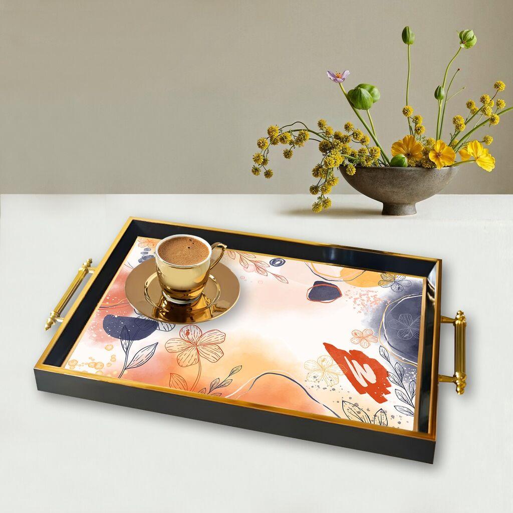 Aberto Design poslužavnik TPA9795 50 x 29 x 3,5 cm, šareni