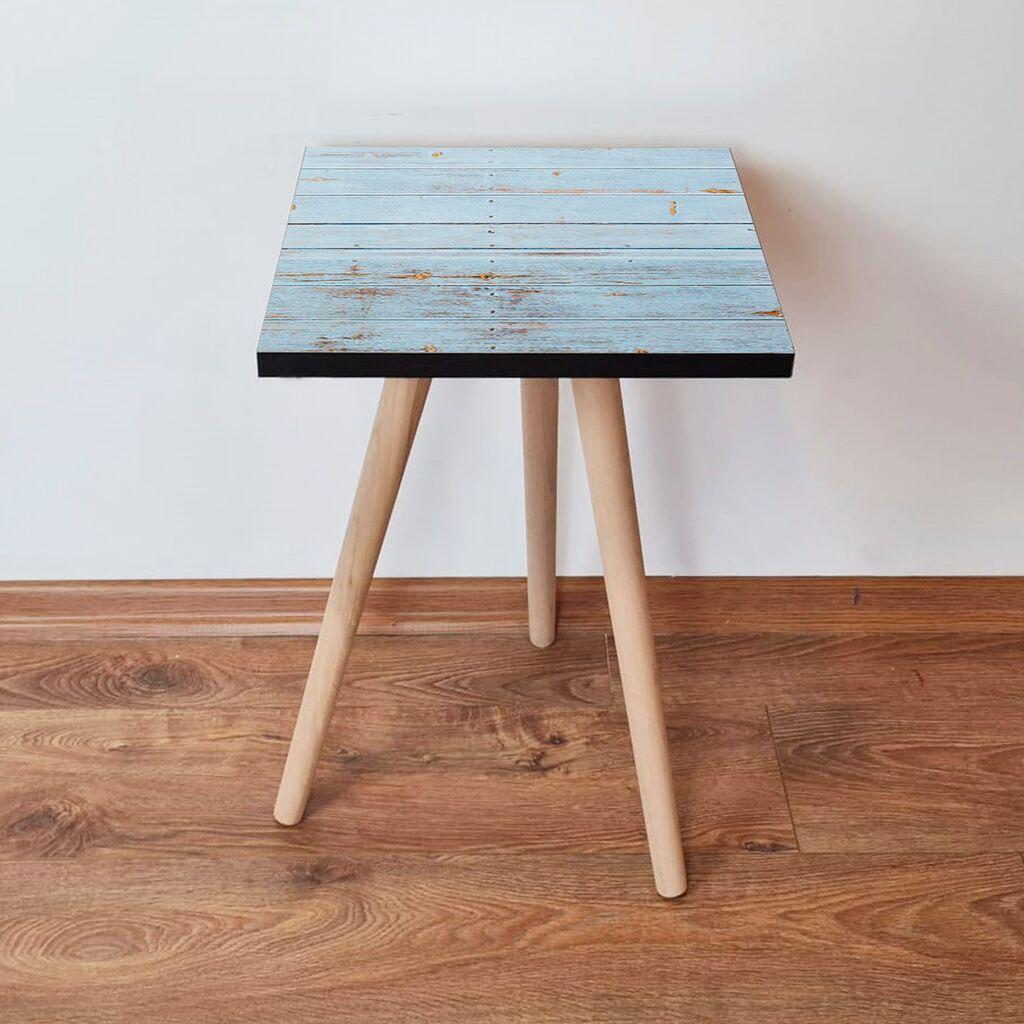 Hanah Home Club sto 119 funti, 35x42x35 cm, svijetloplava