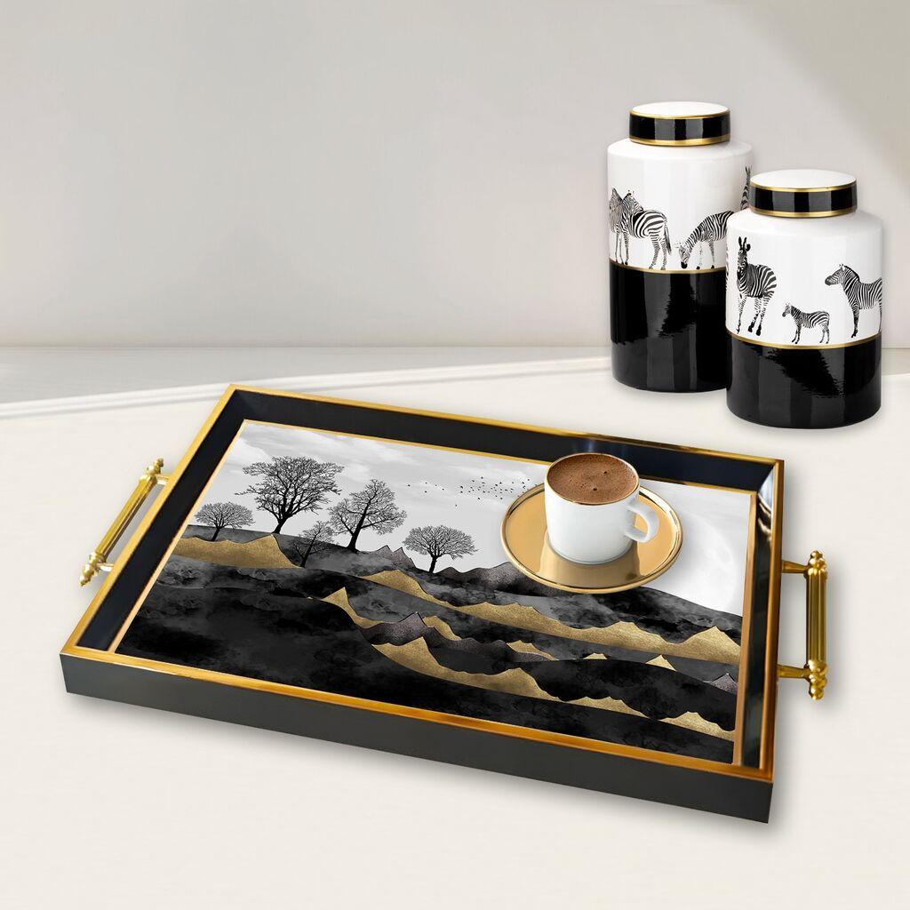 Aberto Design poslužavnik TPA9827 50 x 29 x 3,5 cm, šareni