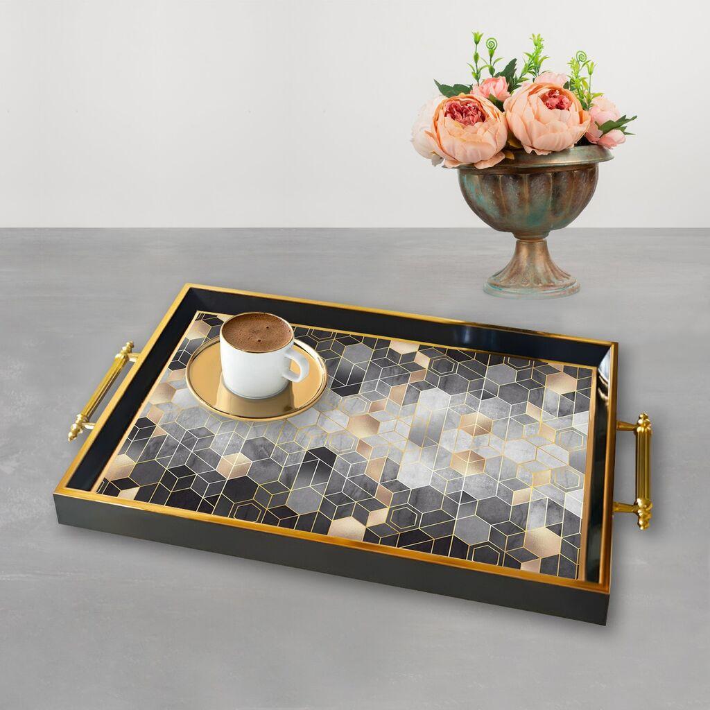 Aberto Design poslužavnik TPA9865 50 x 29 x 3,5 cm, šareni