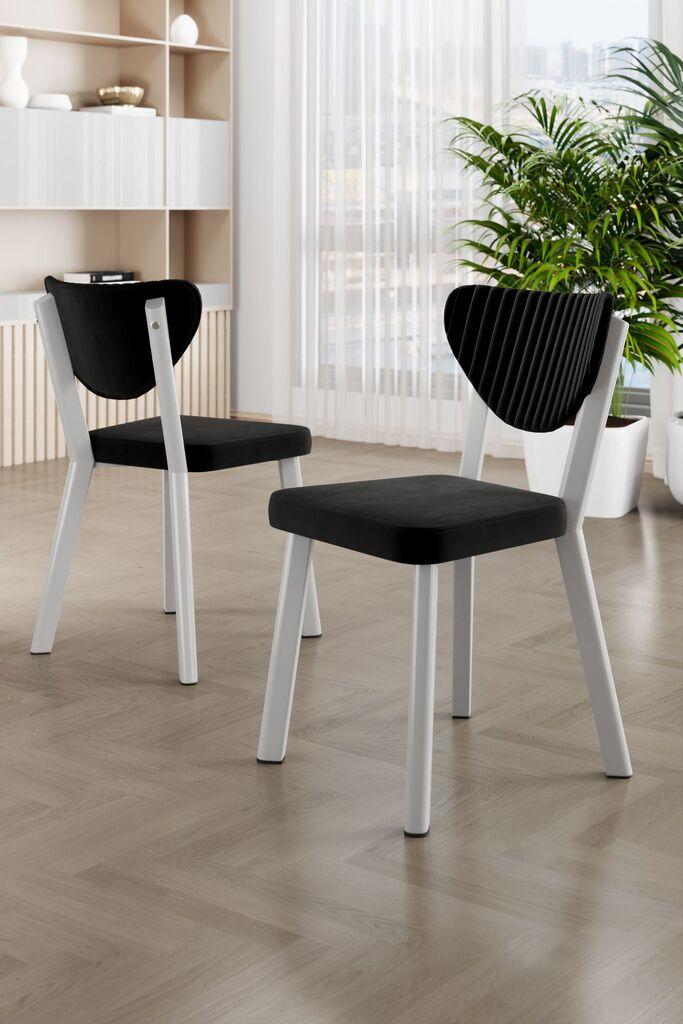 Hanah Home Set stolica Arfa, 101x76x26 cm, 4 dijela, Crna