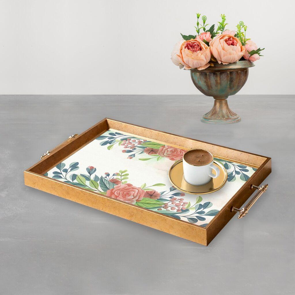 Aberto Design poslužavnik TPEA9796 50 x 29 x 3,5 cm, šareni