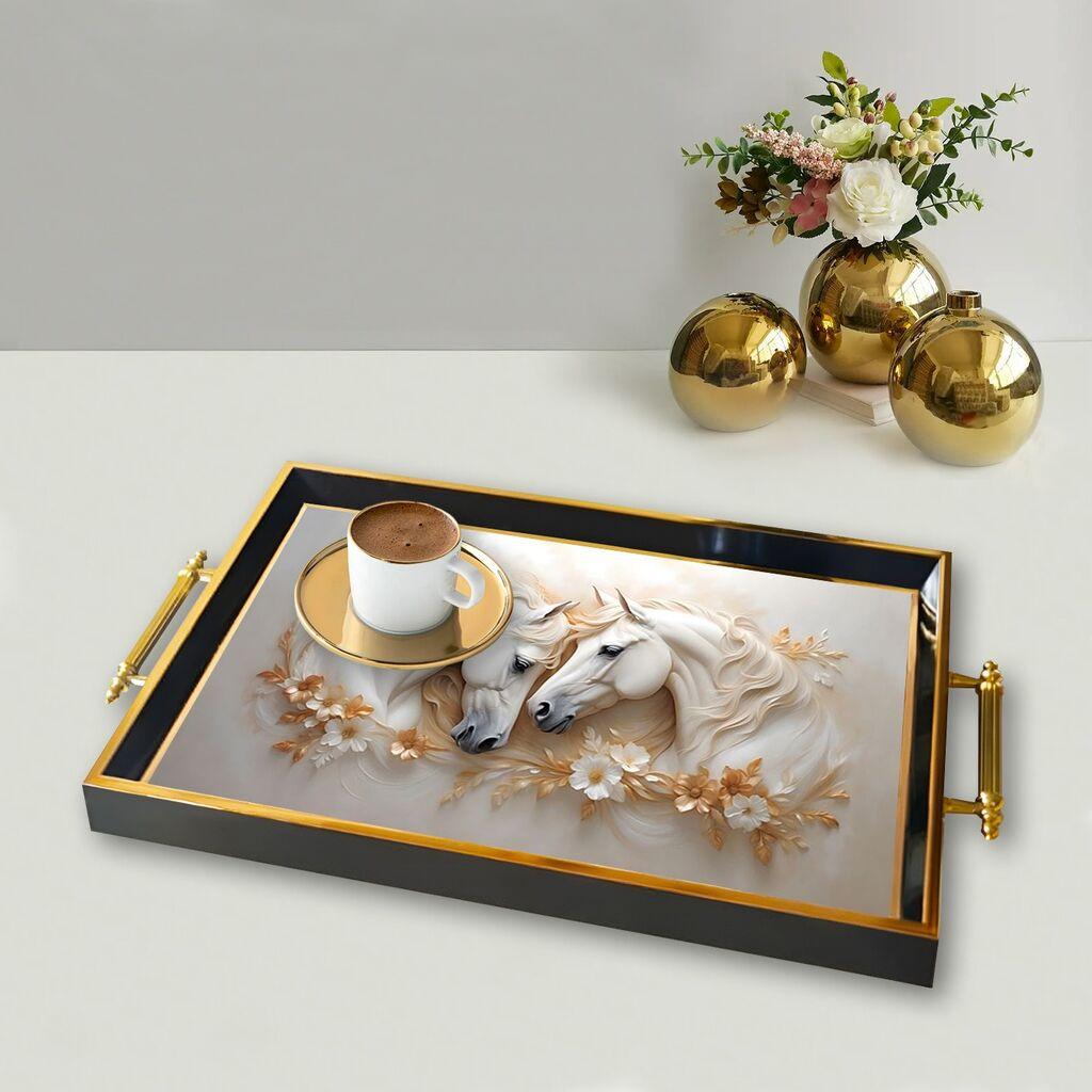 Aberto Design poslužavnik TPA9804 50 x 29 x 3,5 cm, šareni