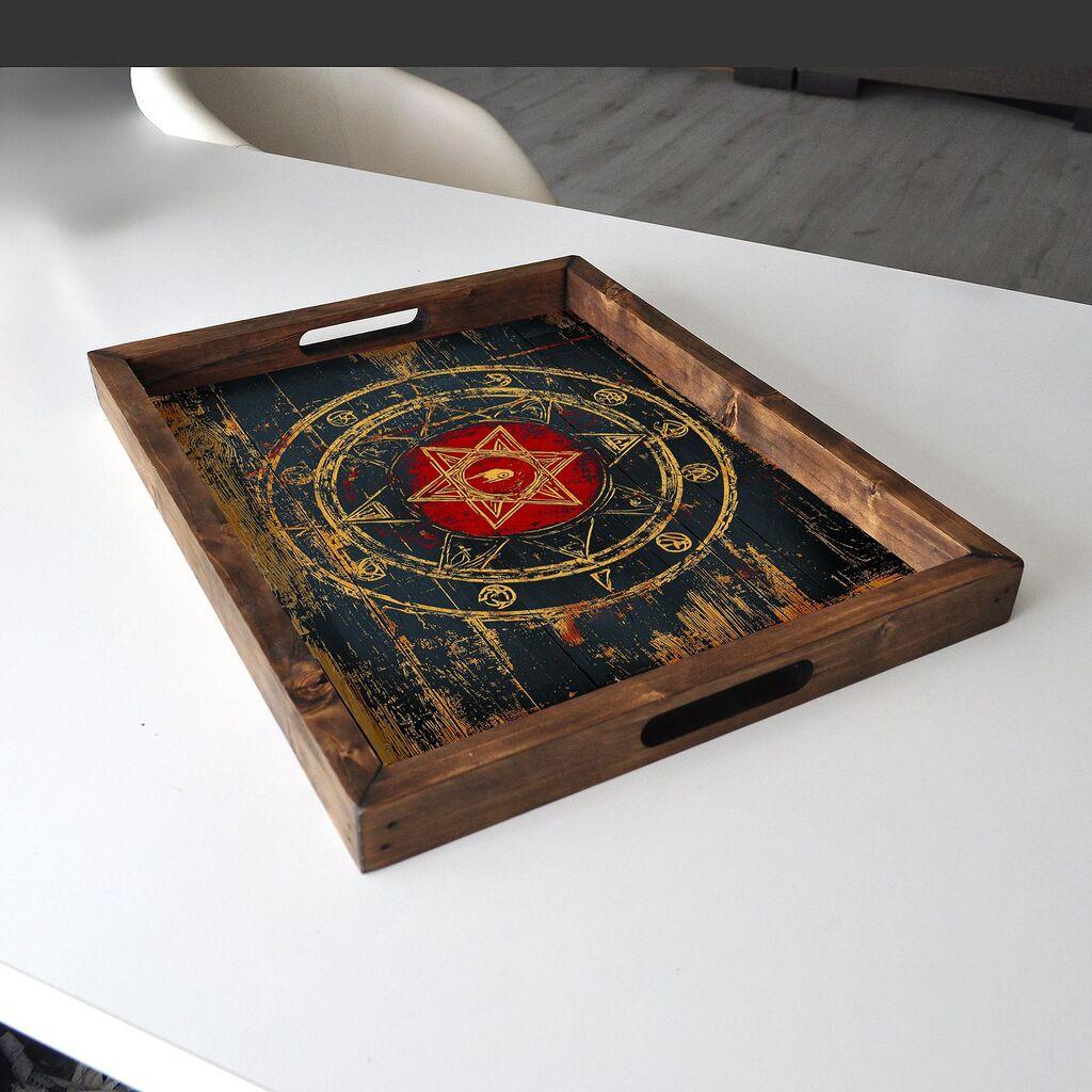 Aberto Design poslužavnik REF038 48 x 38 x 4 cm, šareni