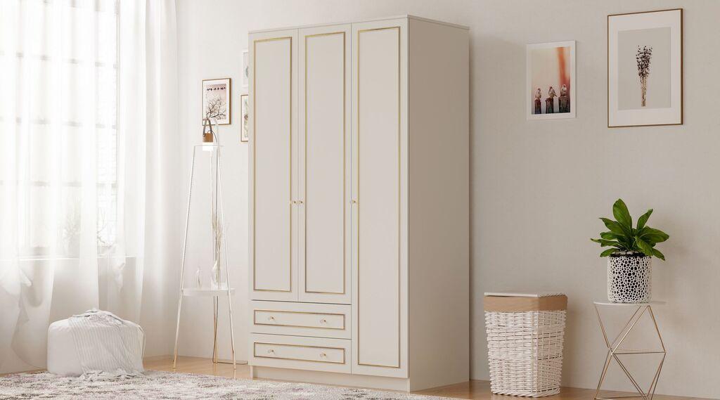 Hanah Home Ormar Rb-077, 105x210x52 cm, Bež