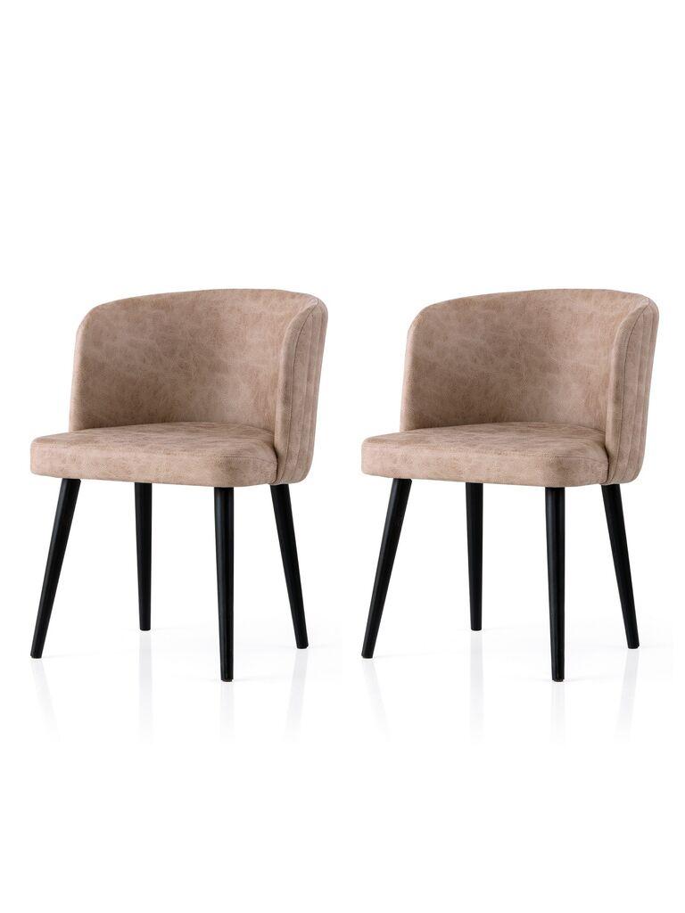 Hanah Home set stolica Zen-4201 V2, 63x56x103,5 cm, 2 dijela, bež