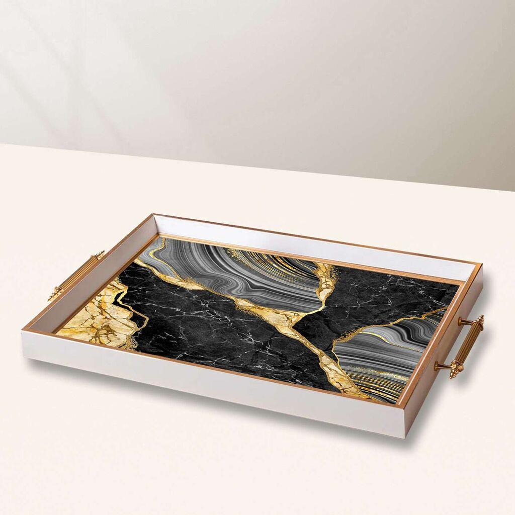 Aberto Design poslužavnik TPB10010 50 x 29 x 3,5 cm, šareni