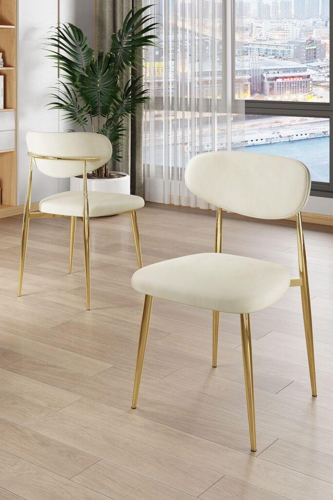 Hanah Home Set stolica Vina, 56x76x97 cm, 4 komada, Krem