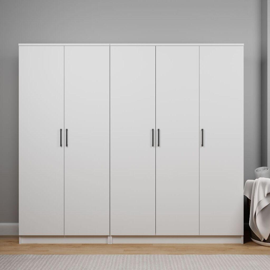 Hanah Home Ormar Kardelen 1600-104, 200x180x51.8 cm, Bijela