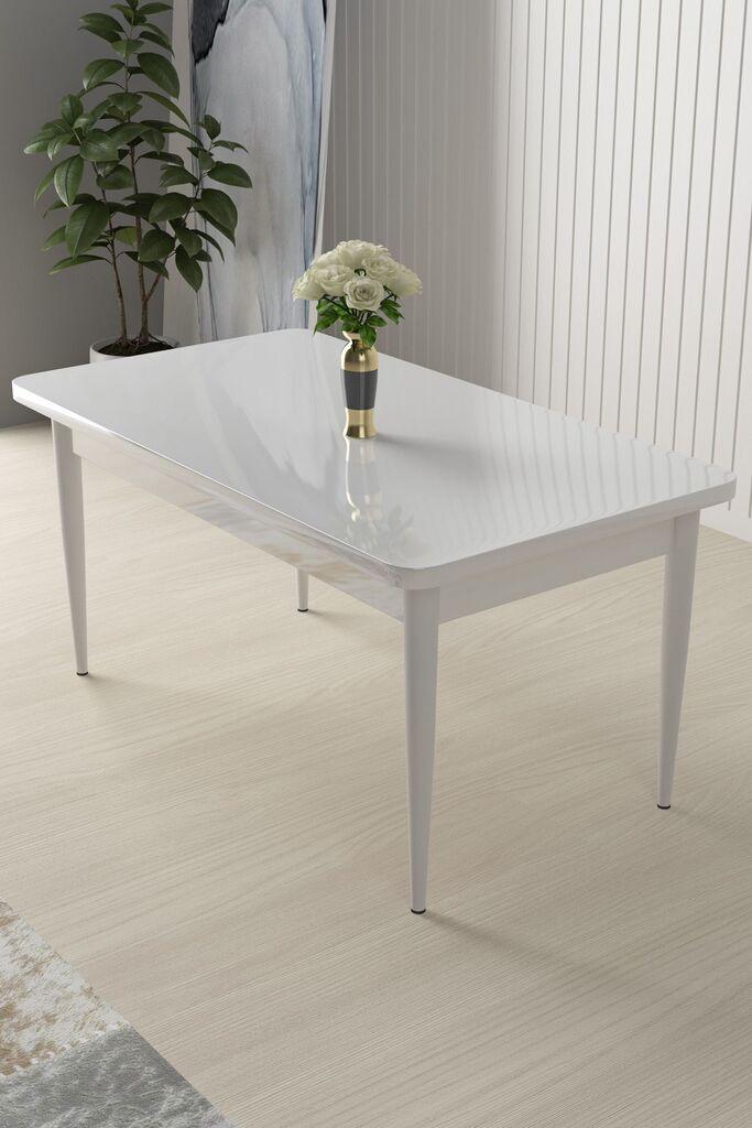 Hanah Home Trpezarijski sto Nil, 110x76x71 cm, Bijeli