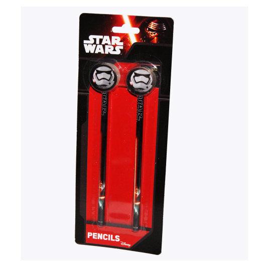 Disney Grafitna olovka sa gumicom Star Wars, 2 komada, Crne