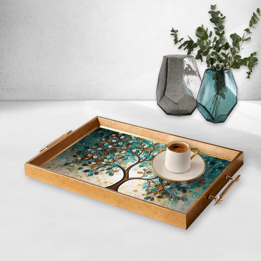 Aberto Design poslužavnik TPEA9938 50 x 29 x 3,5 cm, šareni