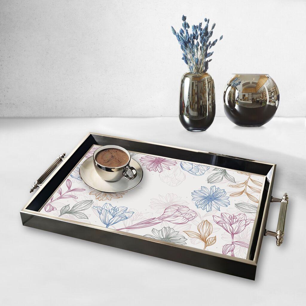 Aberto Design poslužavnik TPG9791 50 x 29 x 3,5 cm, šareni