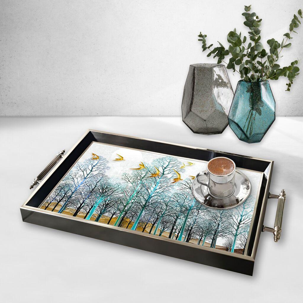 Aberto Design poslužavnik TPG9940 50 x 29 x 3,5 cm, šareni