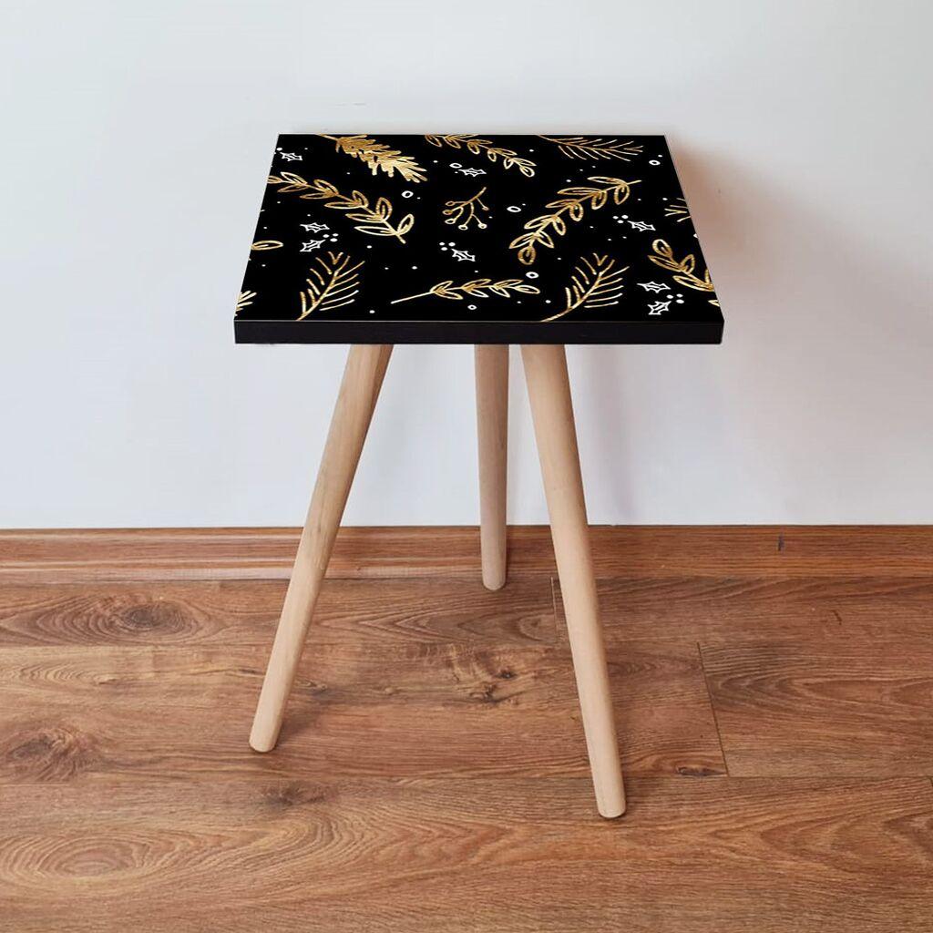 Hanah Home Club sto Shp382, 35x42x35 cm, Crni