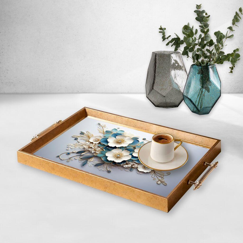 Aberto Design poslužavnik TPEA9901 50 x 29 x 3,5 cm, šareni