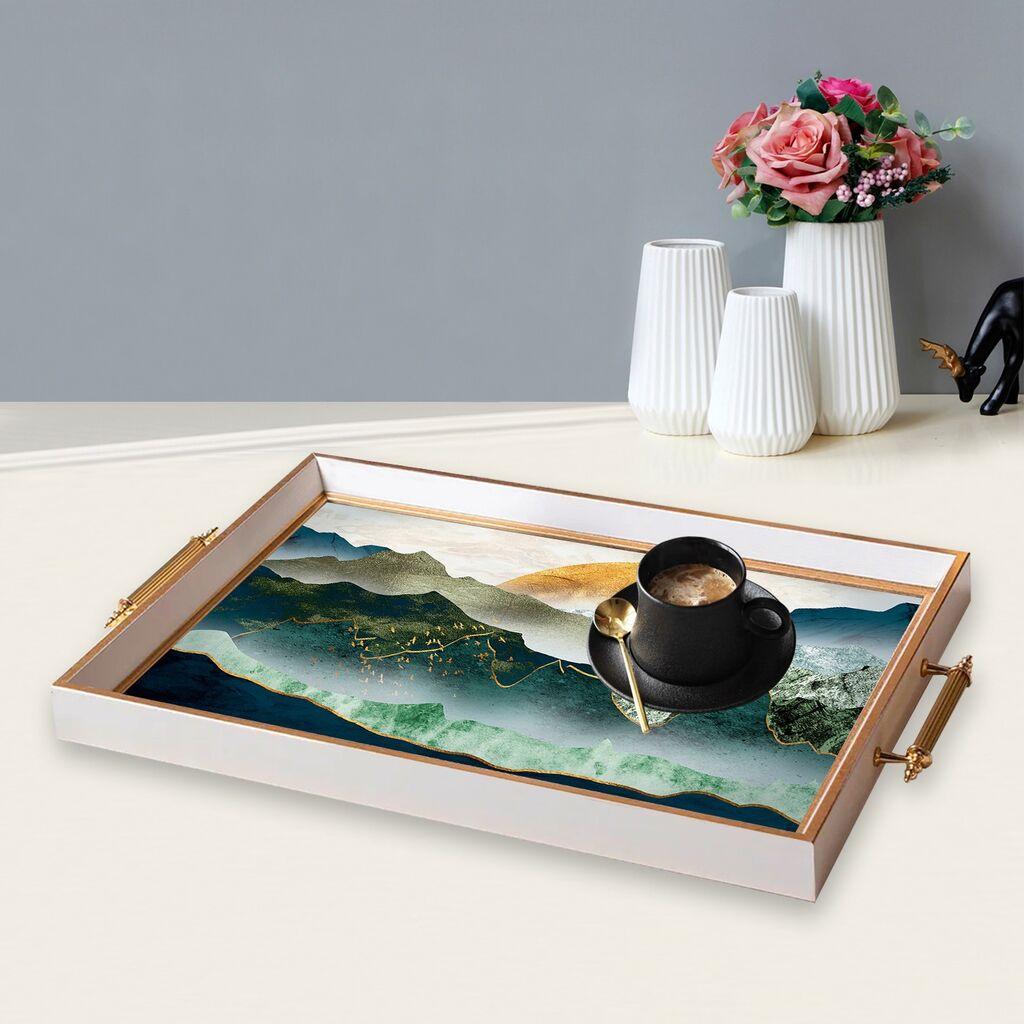Aberto Design poslužavnik TPB9870 50 x 29 x 3,5 cm, šareni