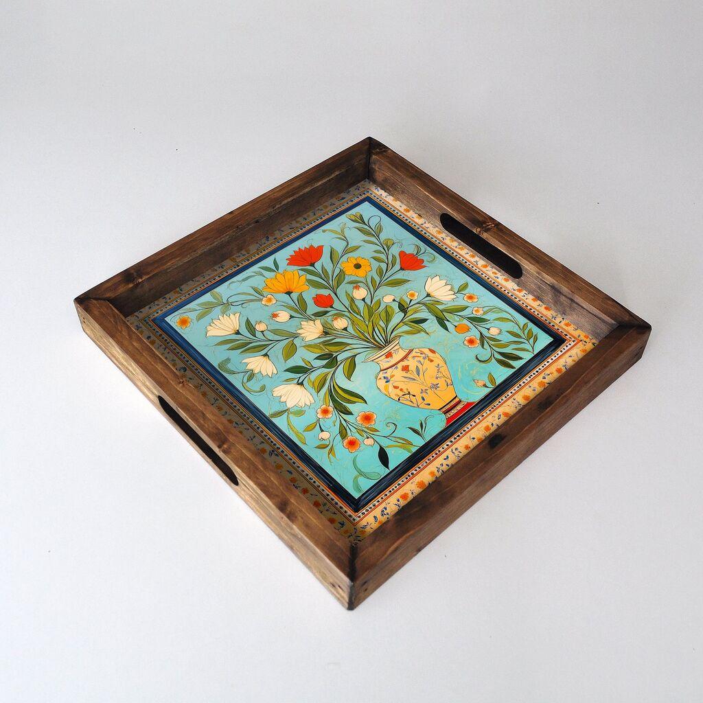 Aberto Design poslužavnik REF058 35 x 35 x 4 cm, šareni