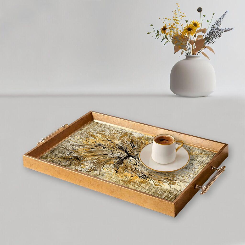 Aberto Design poslužavnik TPEA9860 50 x 29 x 3,5 cm, šareni