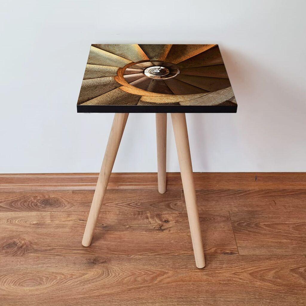 Hanah Home Club sto Shp360, 35x42x35 cm, Smeđa