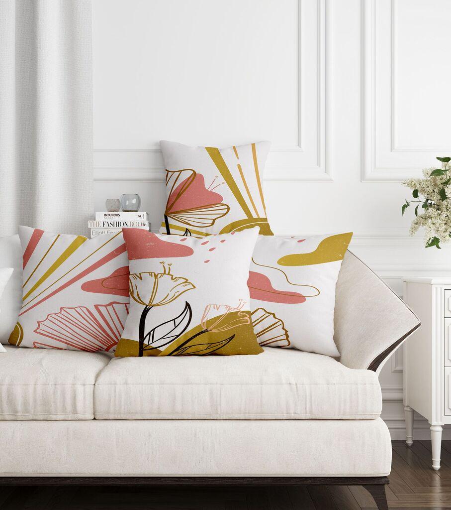 Aberto Design Set ukrasnih jastučnica ASR-plw4-8, 43 x 43 cm, 4 komada, Višebojne