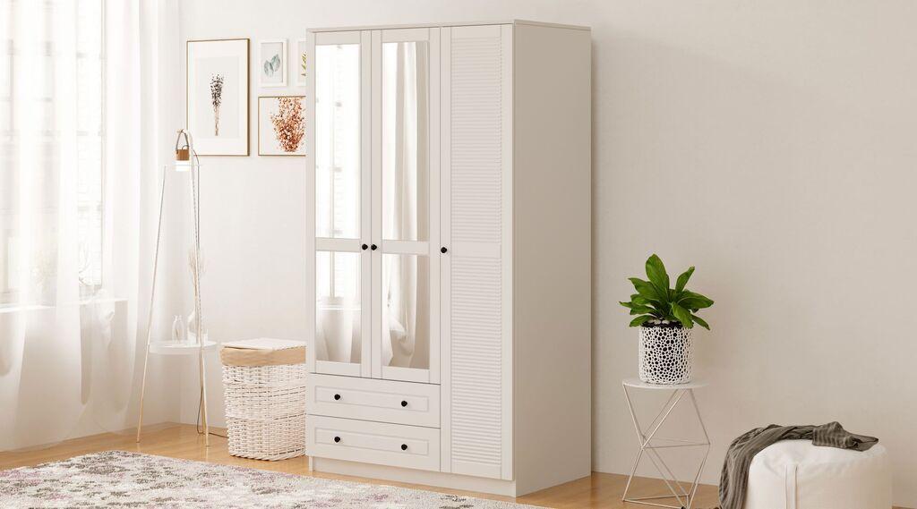 Hanah Home Ormar Rb-062-03, 105x184x52 cm, Bijeli