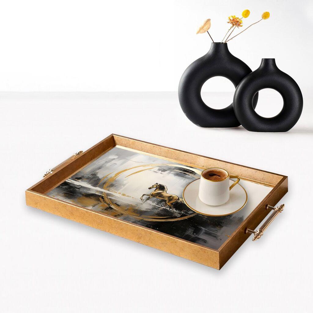 Aberto Design poslužavnik TPEA9830 50 x 29 x 3,5 cm, šareni