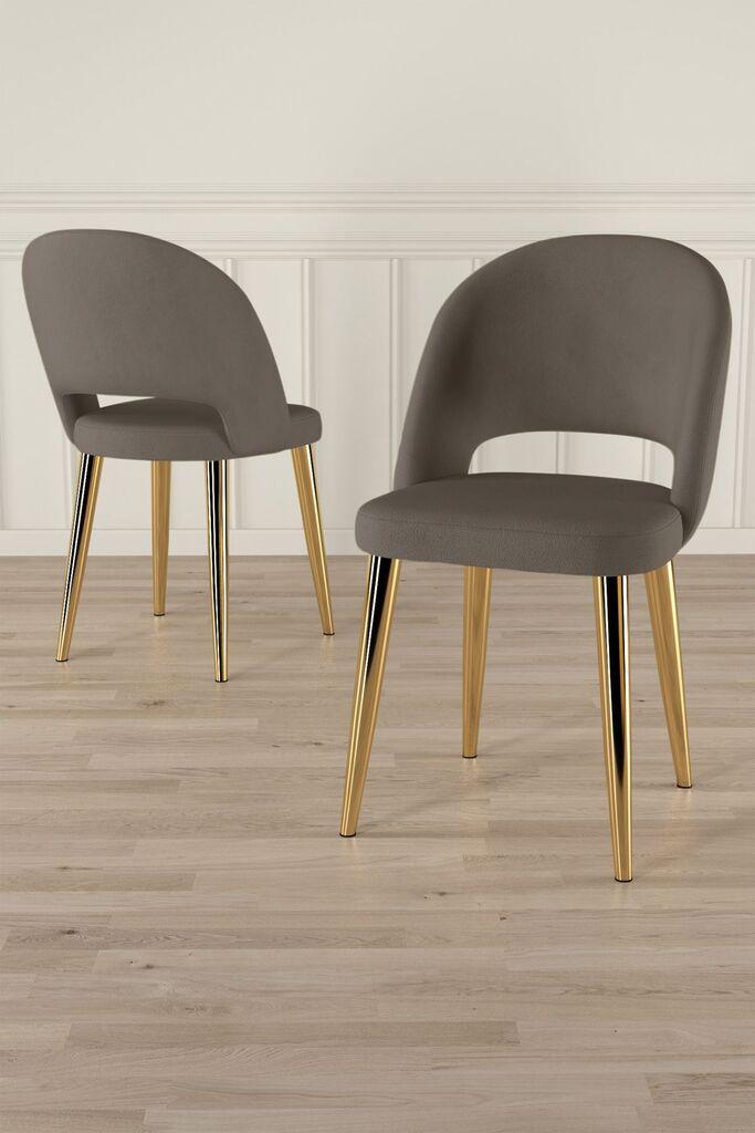 Hanah Home Set stolica Pane, 85x59x98 cm, 4 komada, Smeđe