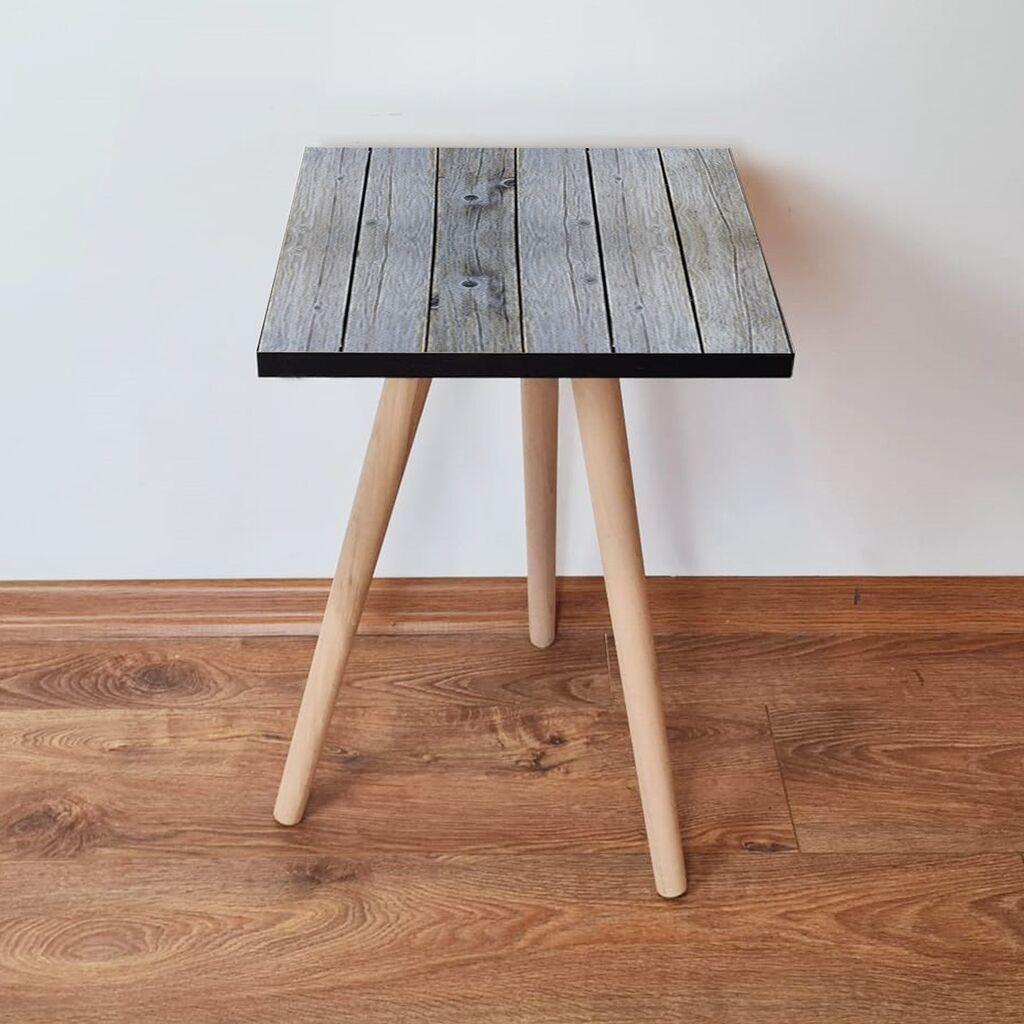 Hanah Home Club sto Shp363, 35x42x35 cm, Svijetlosiva