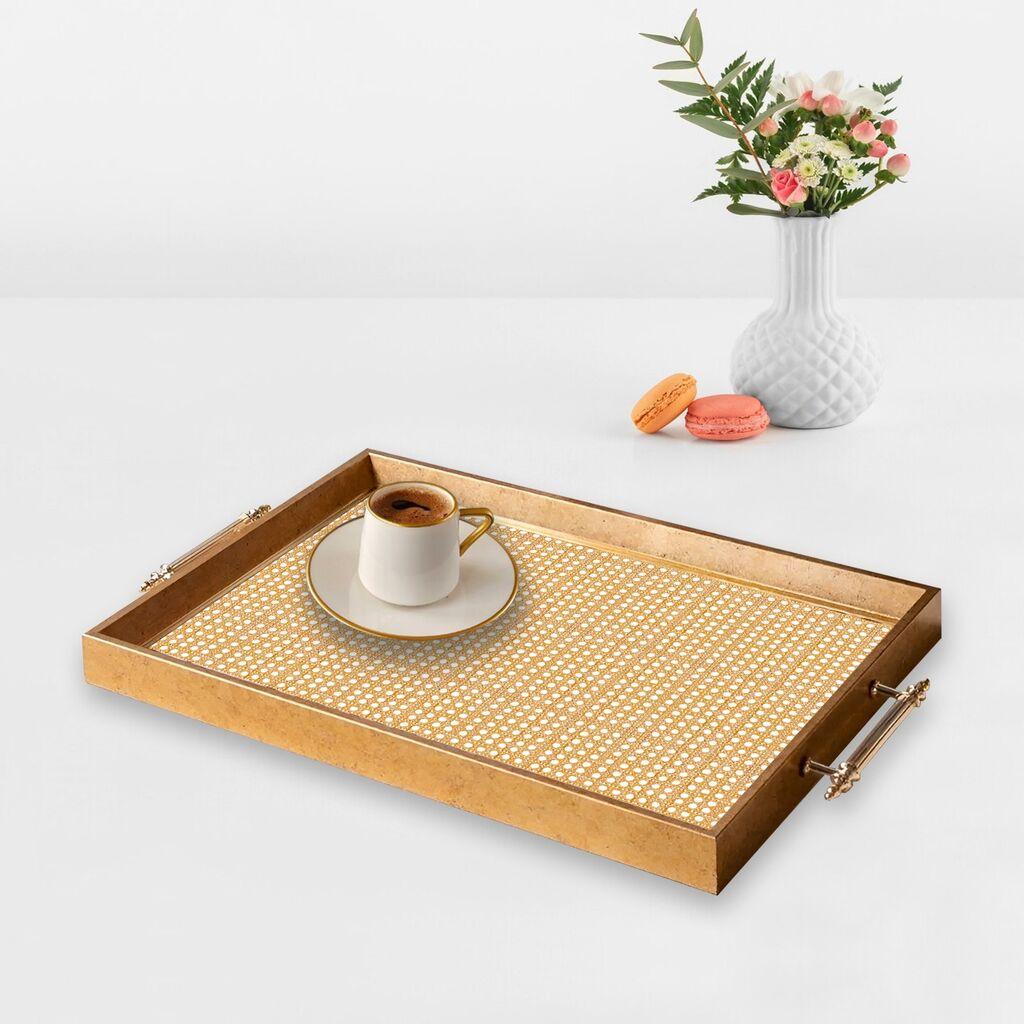 Aberto Design poslužavnik TPEA9895 50 x 29 x 3,5 cm, šareni