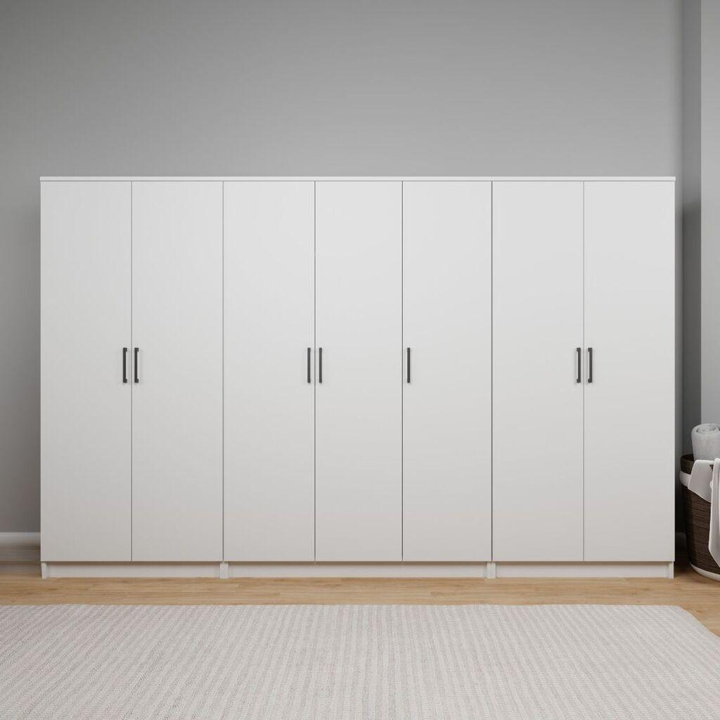 Hanah Home Ormar Kardelen 1600-107, 280x180x51.8 cm, Bijela