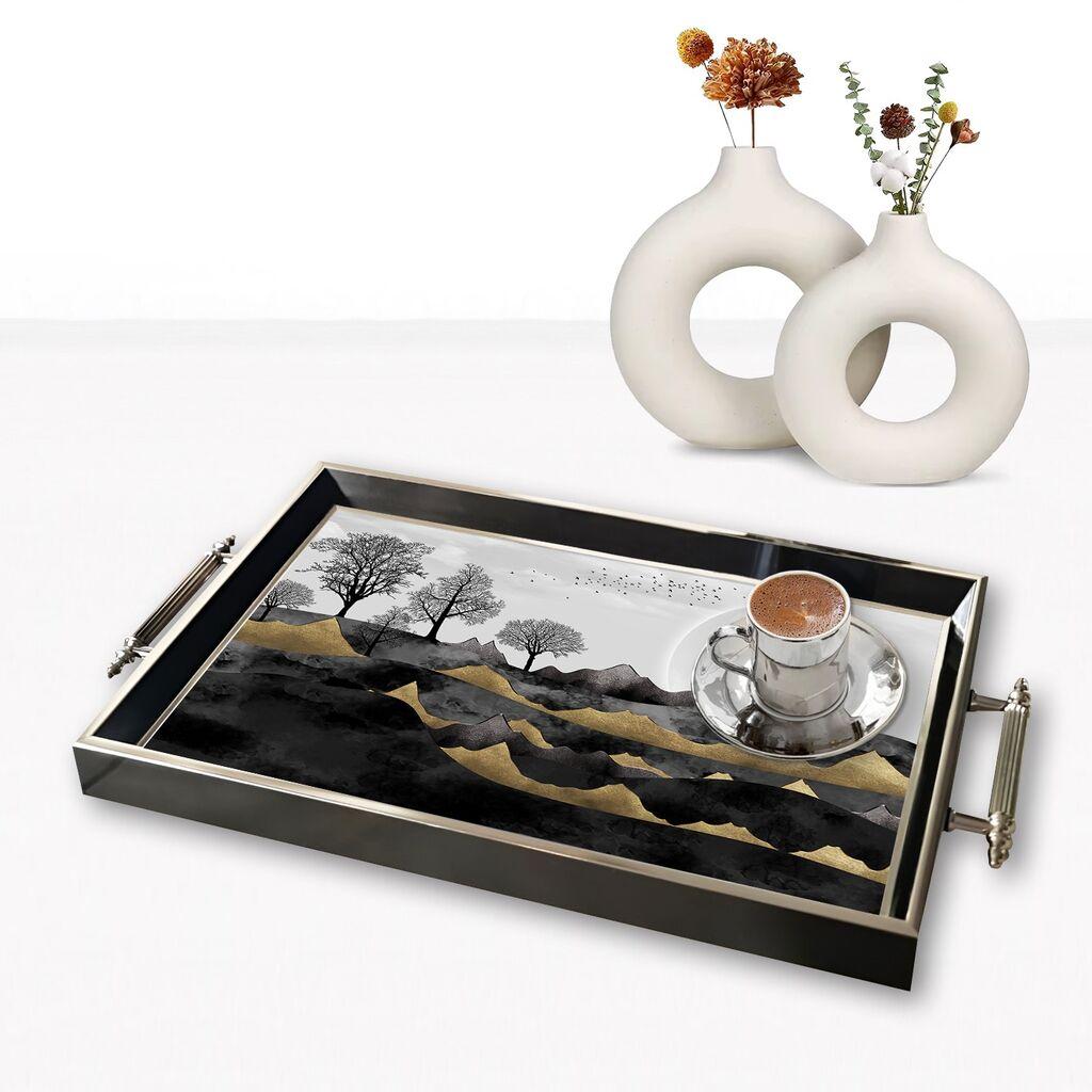 Aberto Design poslužavnik TPG9827 50 x 29 x 3,5 cm, šareni