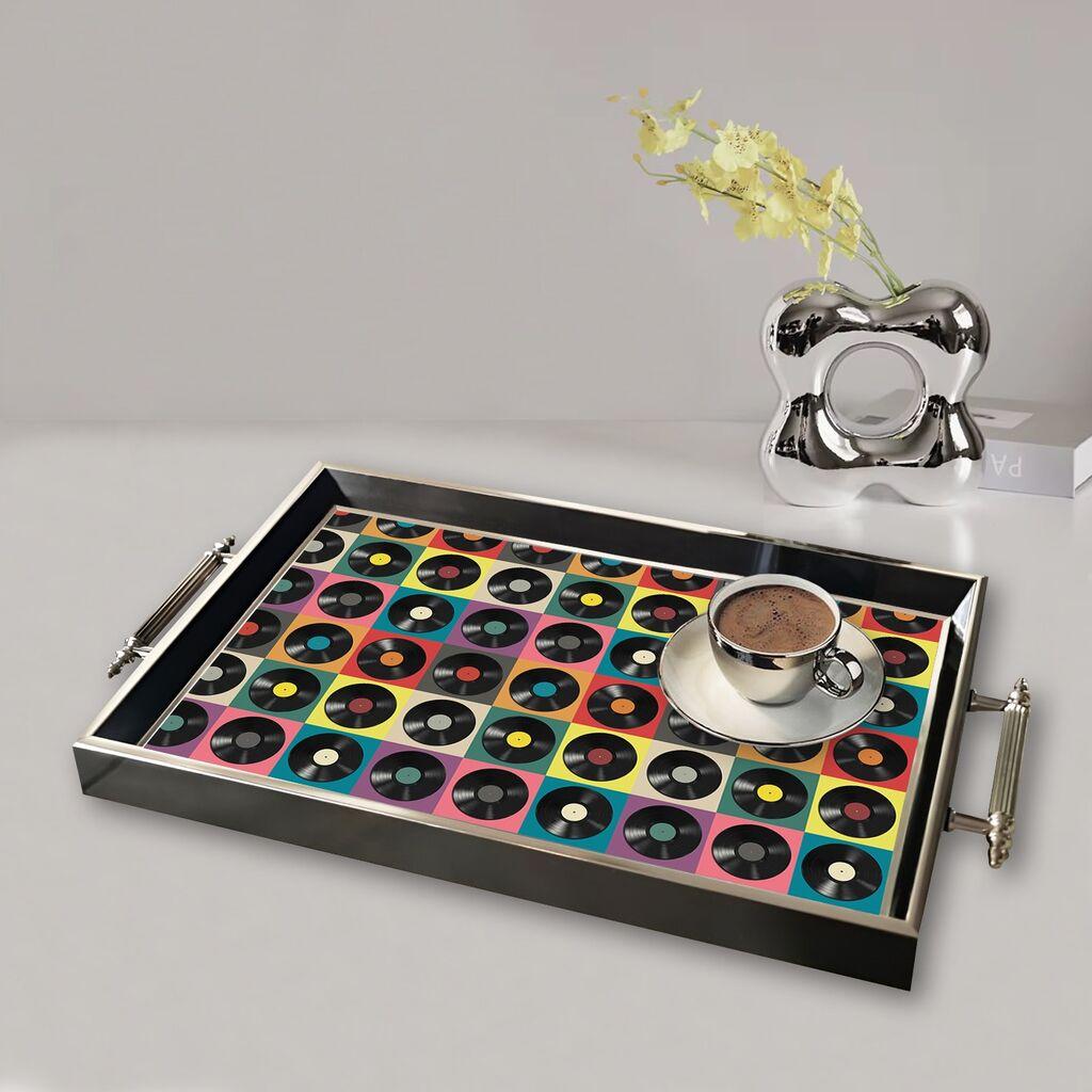 Aberto Design poslužavnik TPG9904 50 x 29 x 3,5 cm, šareni