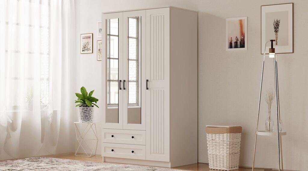 Hanah Home Ormar Rb-073, 105x184x52 cm, Bijeli