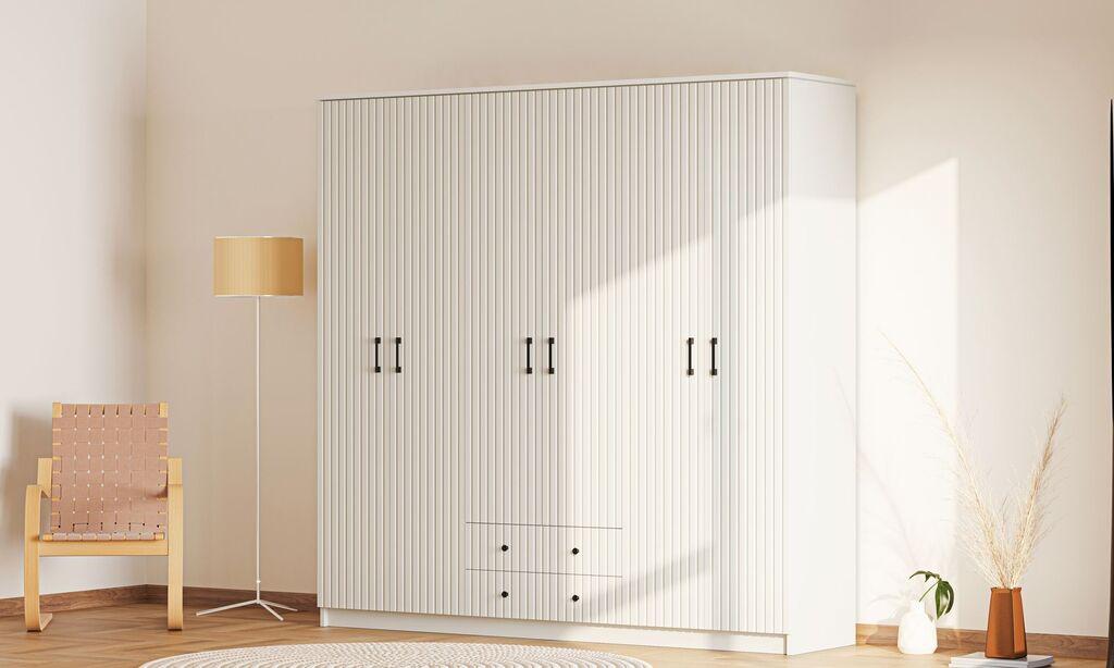 Hanah Home Ormar Rb-185-07, 210x210x52 cm, Bijeli