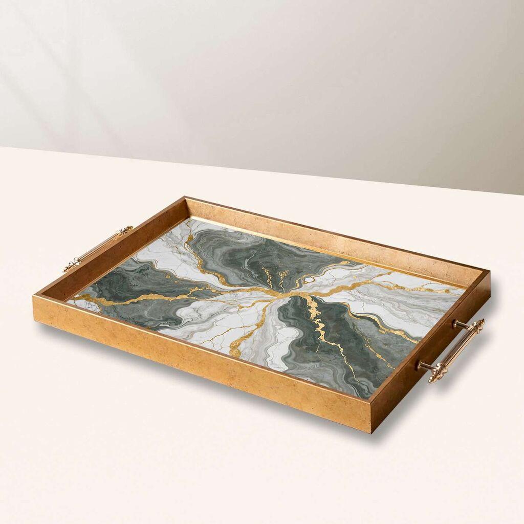 Aberto Design poslužavnik TPEA10014 50 x 29 x 3,5 cm, šareni