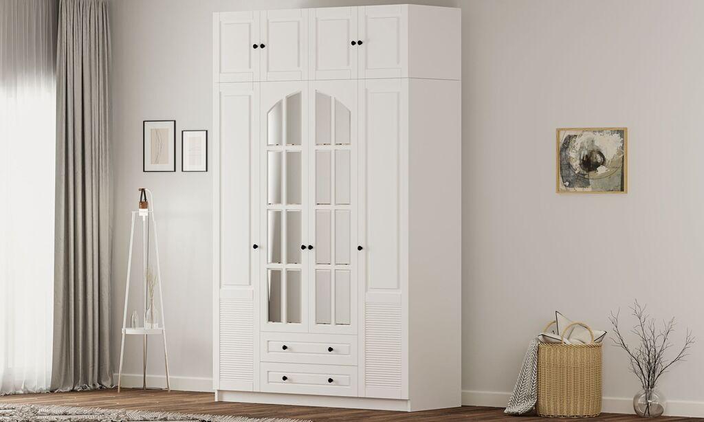 Hanah Home Ormar Rb-185-18, 140x240x52 cm, Bijeli