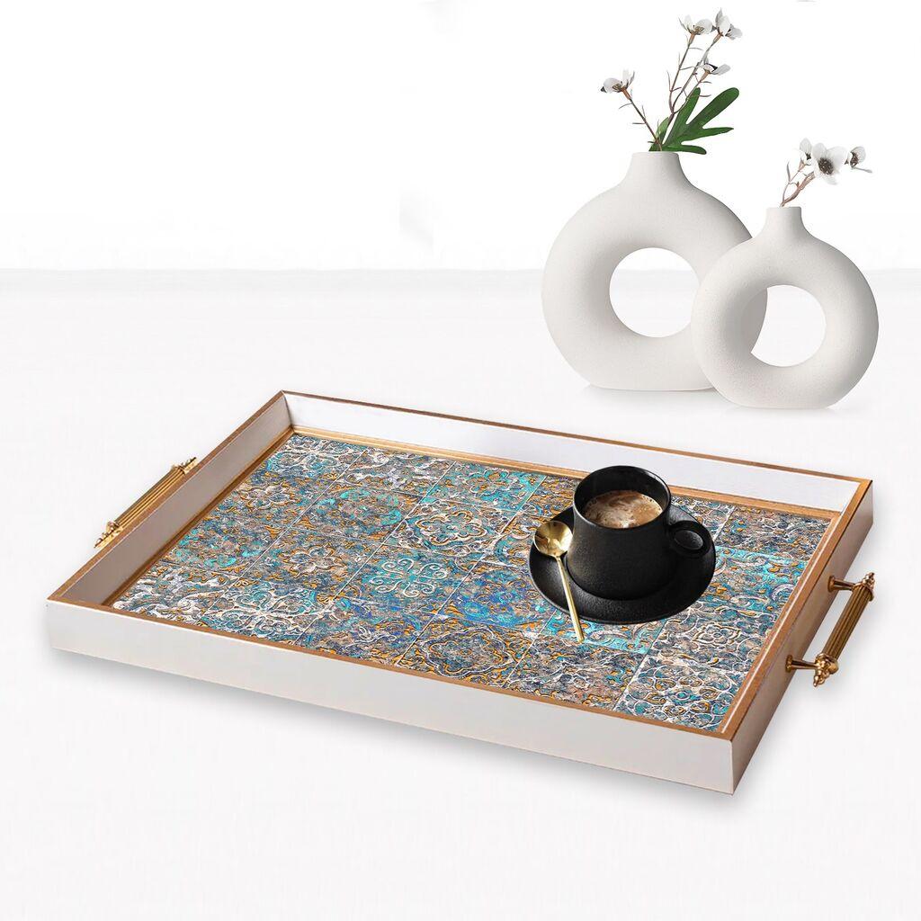 Aberto Design poslužavnik TPB9857 50 x 29 x 3,5 cm, šareni