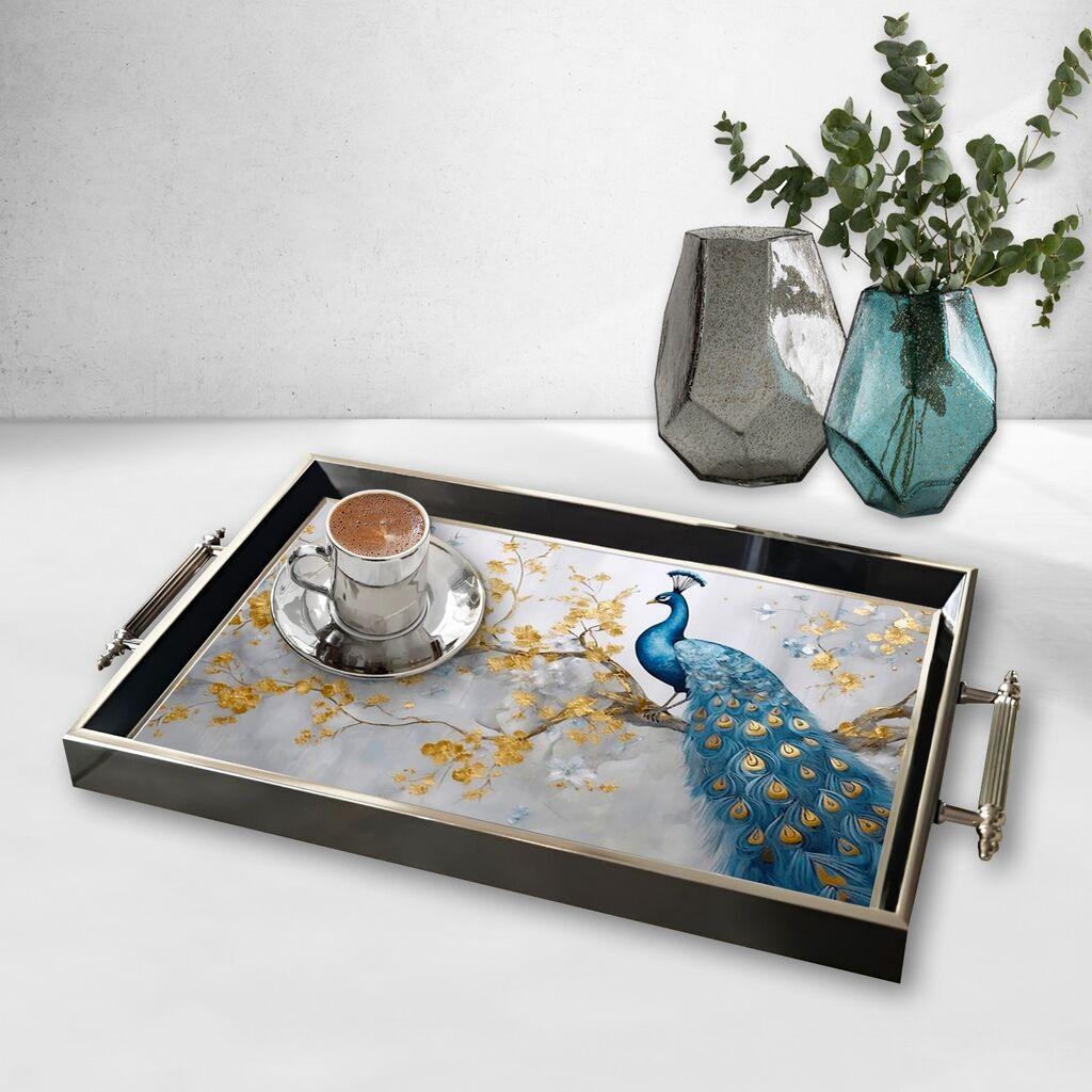 Aberto Design poslužavnik TPG9925 50 x 29 x 3,5 cm, šareni