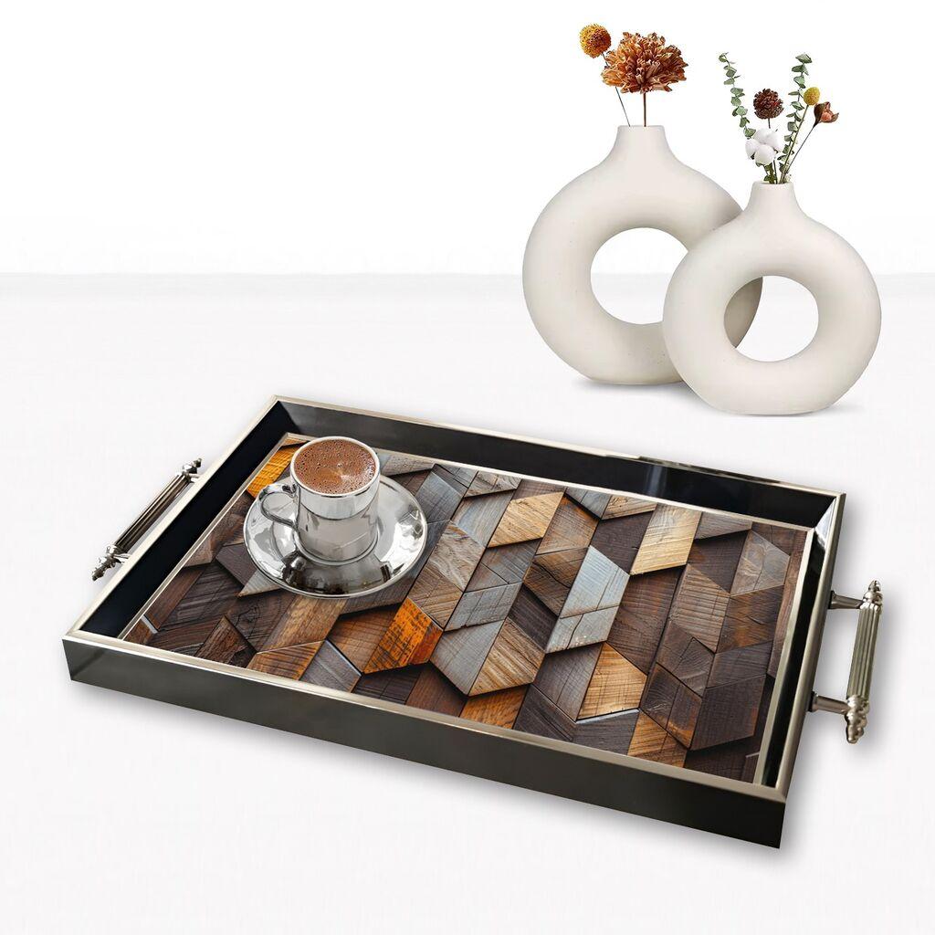 Aberto Design poslužavnik TPG9898 50 x 29 x 3,5 cm, šareni