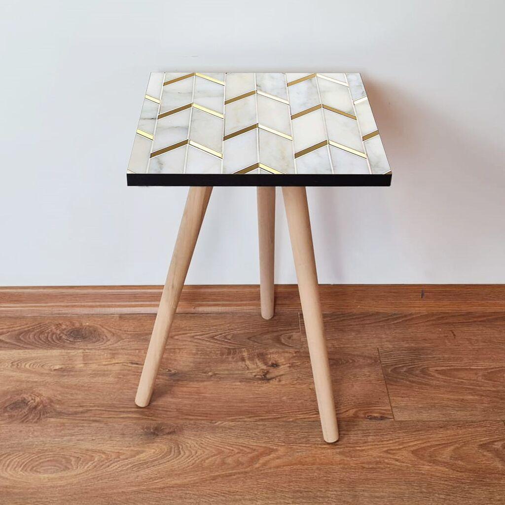 Hanah Home Club sto Shp273, 35x42x35 cm, Bijeli