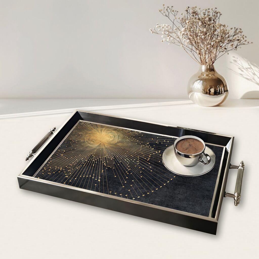 Aberto Design poslužavnik TPG9847 50 x 29 x 3,5 cm, šareni