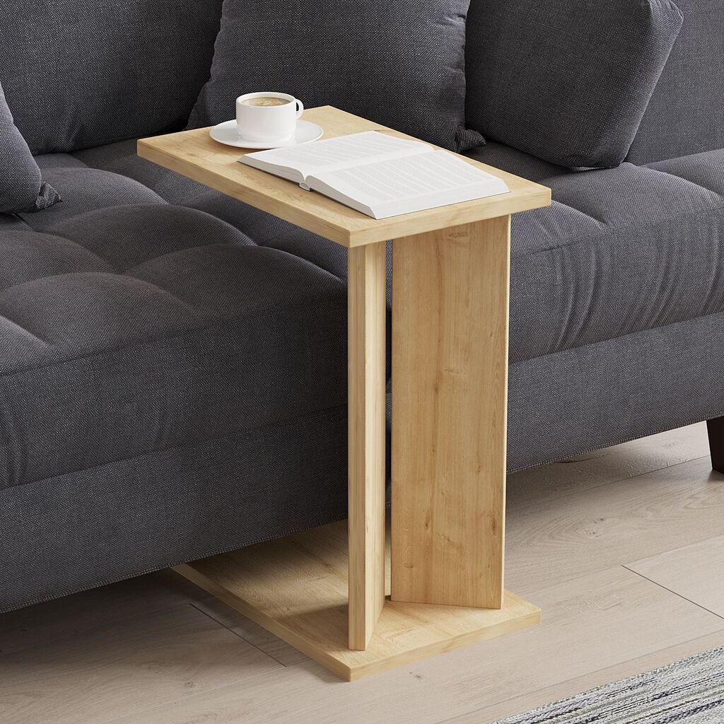 Hanah Home Club sto Lun, 25x48,6x50 cm, Hrast