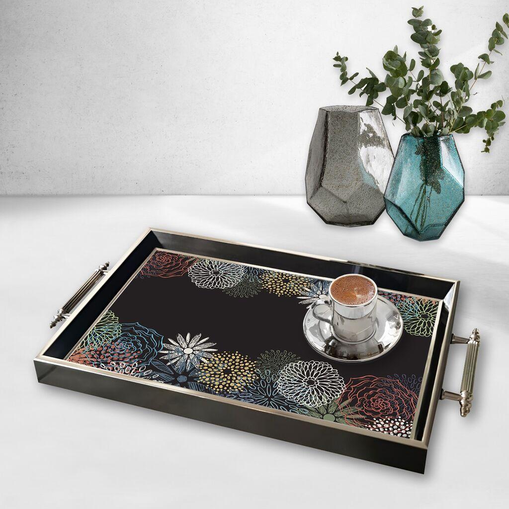 Aberto Design poslužavnik TPG9792 50 x 29 x 3,5 cm, šareni