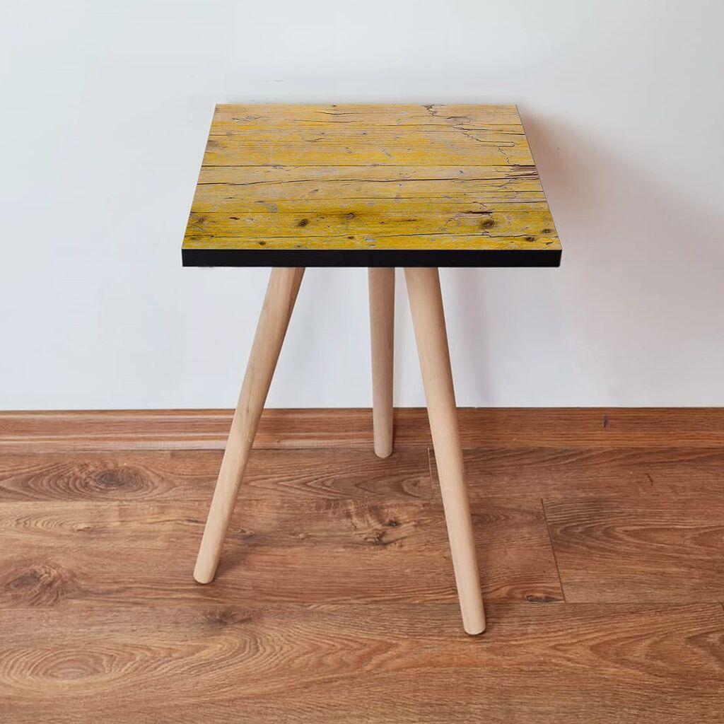 Hanah Home Club sto Shp127, 35x42x35 cm, žuti